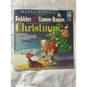 PEBBLES & BAMM-BAMM Singing Songs of Christmas ORIG 1965 Hanna Barbera LP SEALED